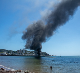 Harbour Boat Fire