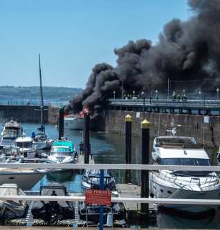 Harbour Boat Fire